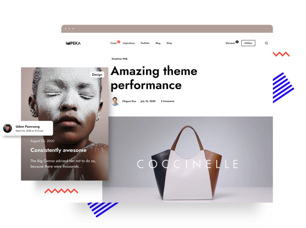Impeka Blog Posts- Premium WordPress Multipurpose theme by Greatives