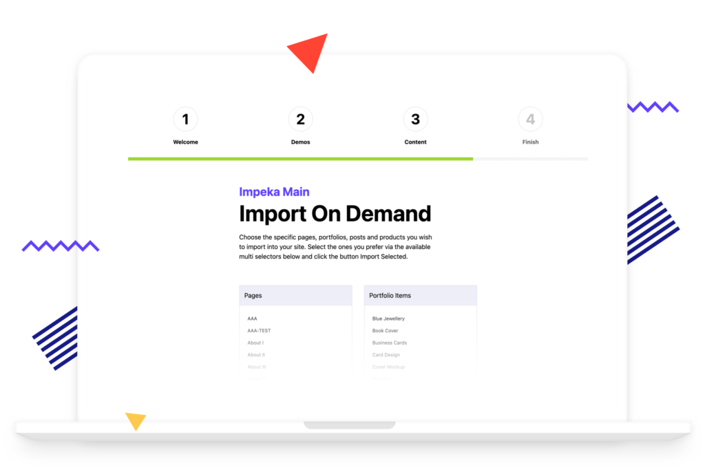 Impeka Import on Demand - Premium WordPress Multipurpose theme by Greatives